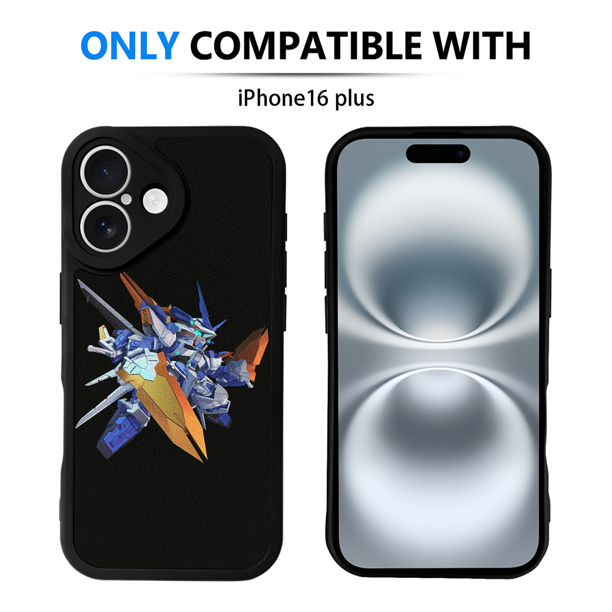 （画像用） 機動戦士ガンダム Mobile Suit Gundam 【iPhone 16シリーズ対応】シリコンスマホケース（レザー調） 材質：シリコン